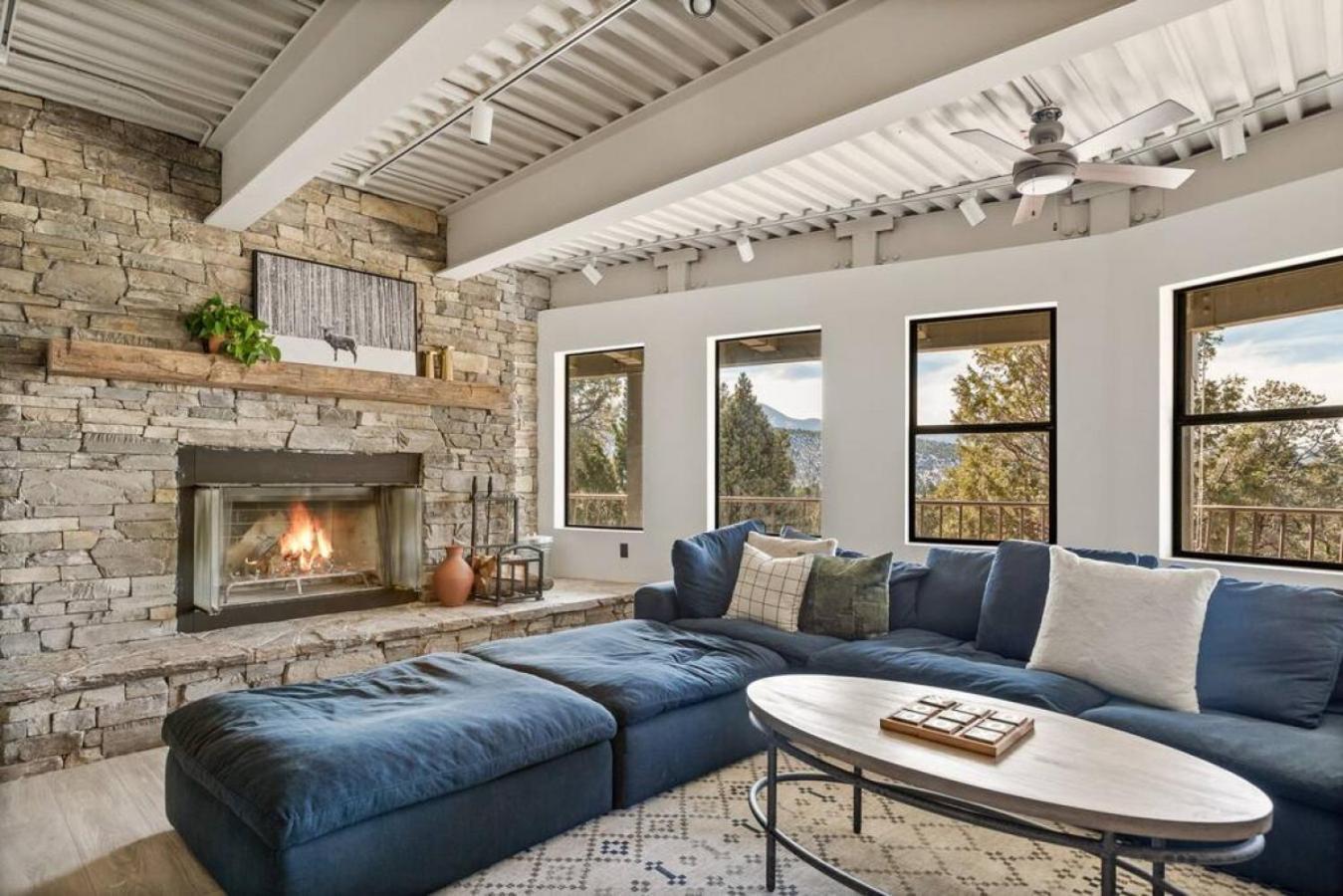 Steel Pine Lodge A Rustic Mountain Retreat Views Baldwin Lake Exterior foto